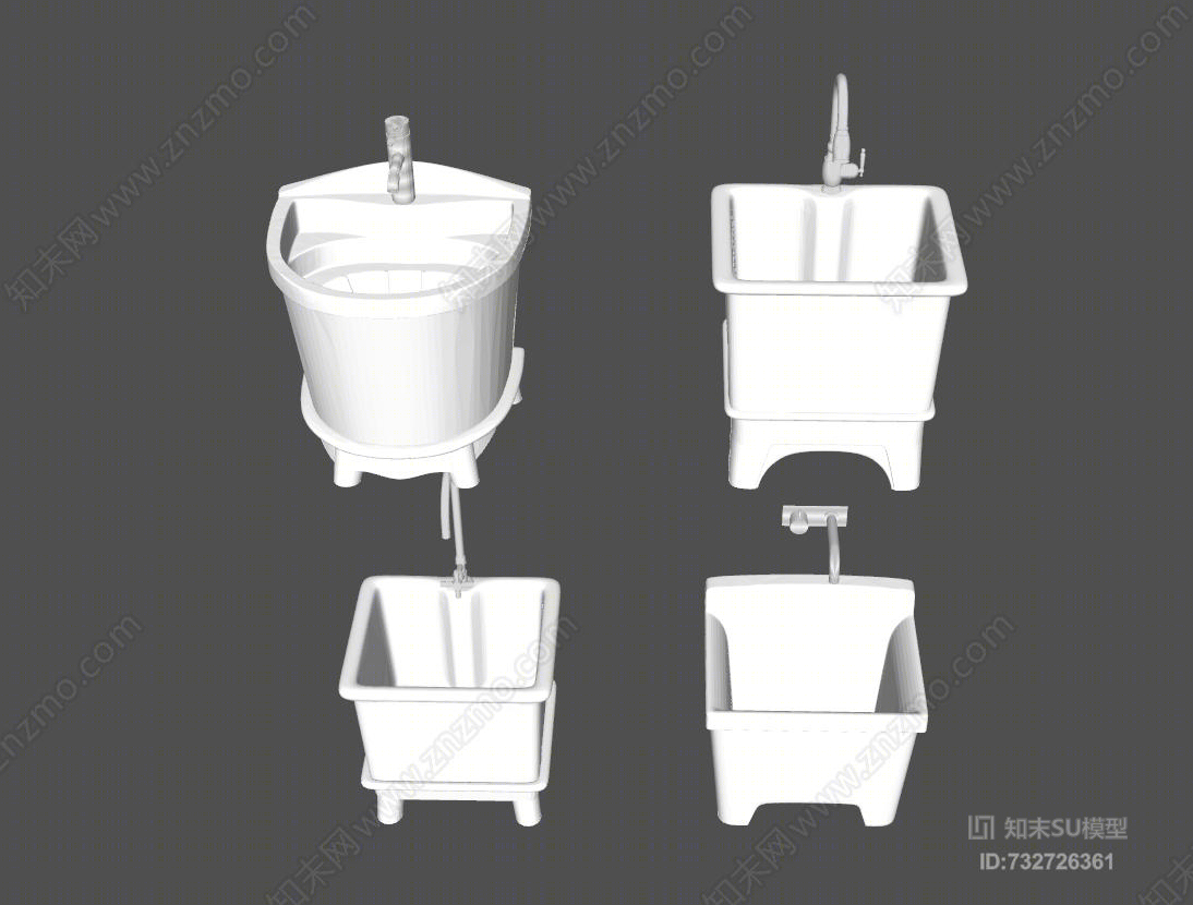 卫生间SU模型下载【ID:732726361】