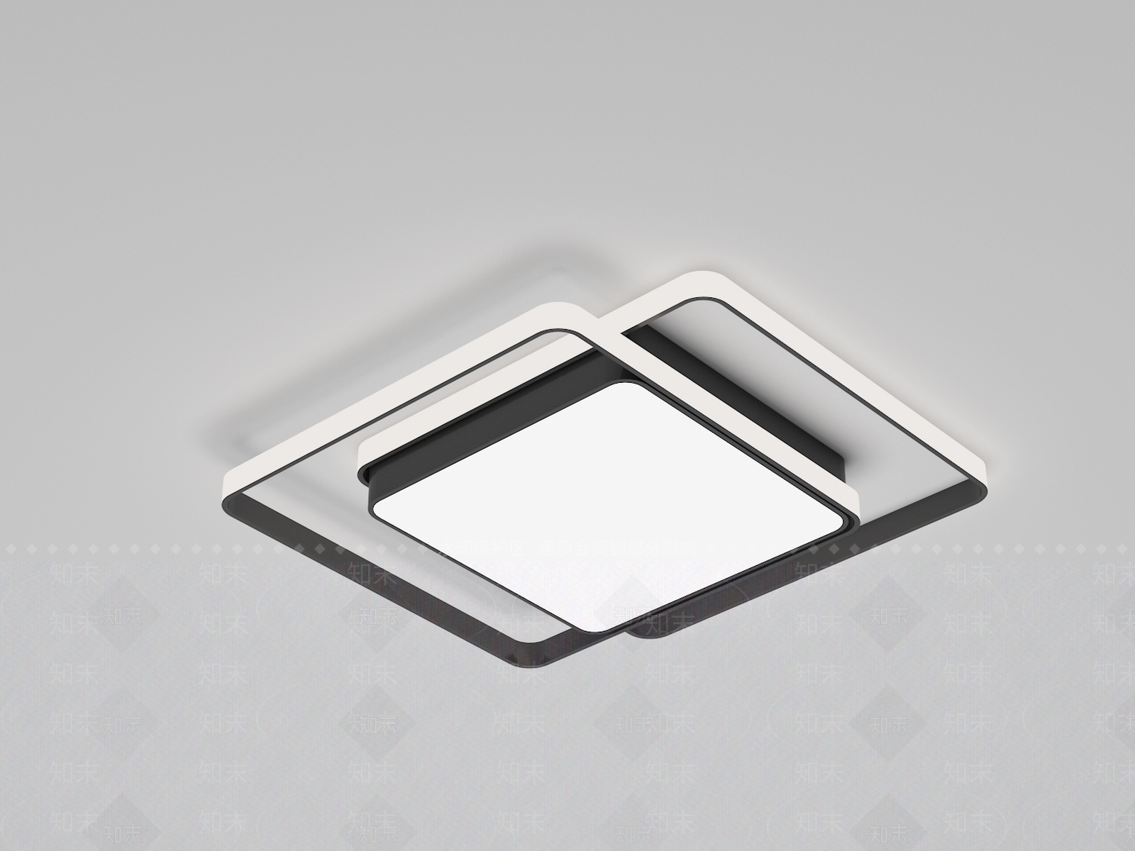 现代灯饰3D模型下载【ID:533203879】