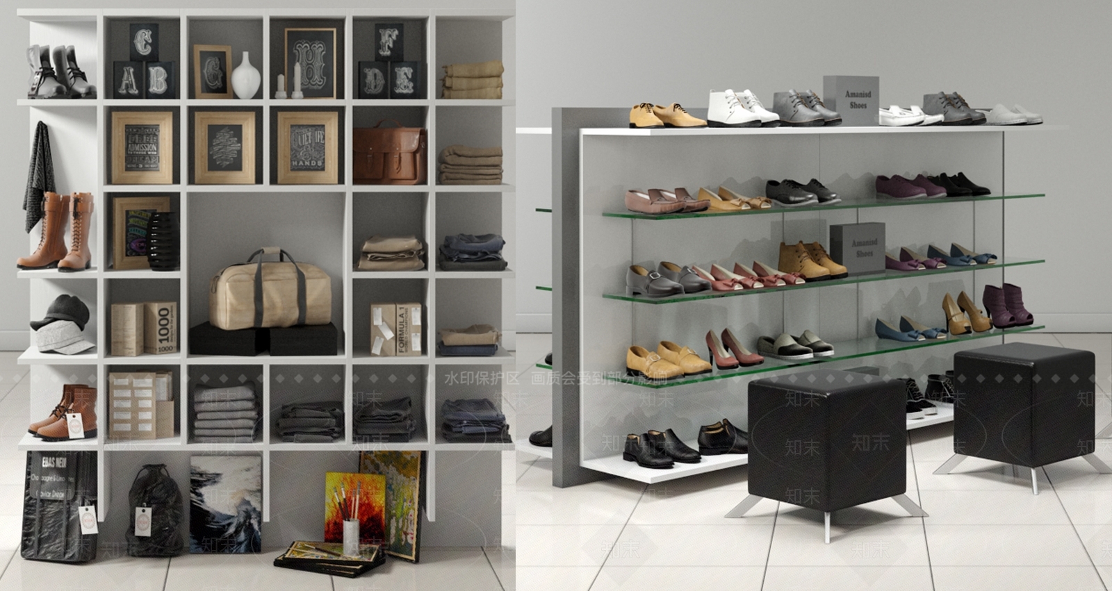 现代专卖店3D模型下载【ID:733331744】