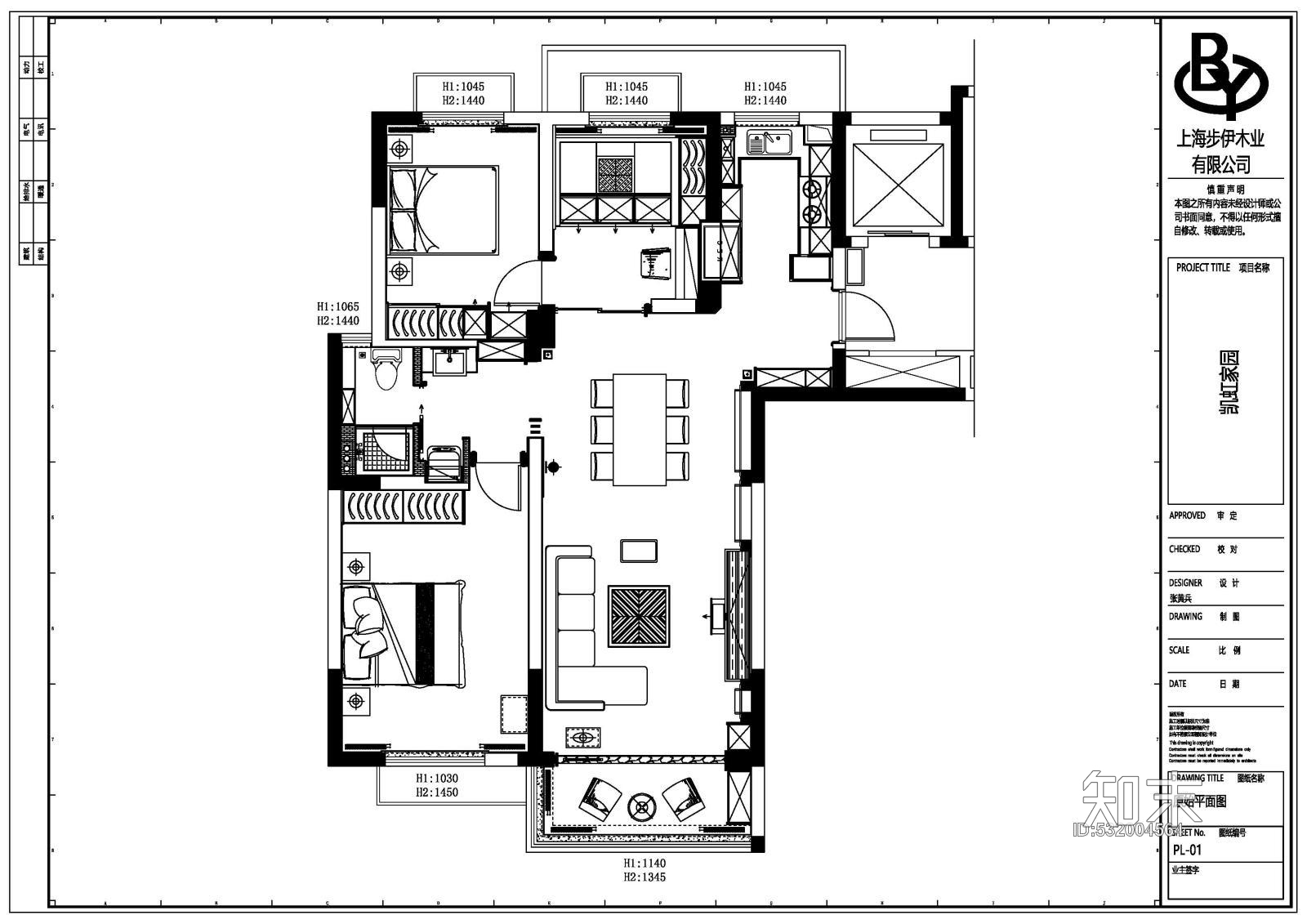 凯虹家园cad施工图下载【ID:532004564】