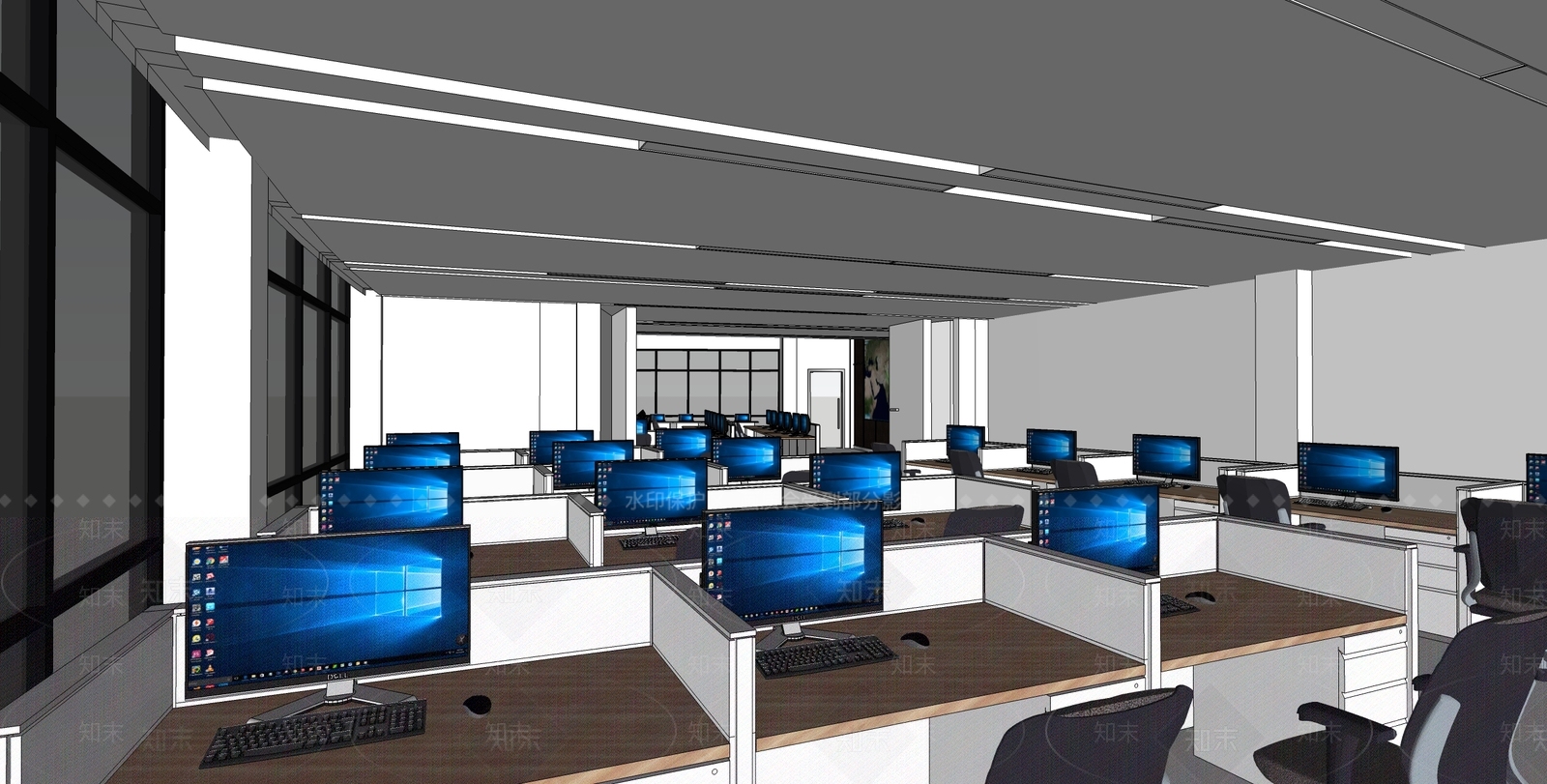 现代报告厅SU模型下载【ID:833748218】