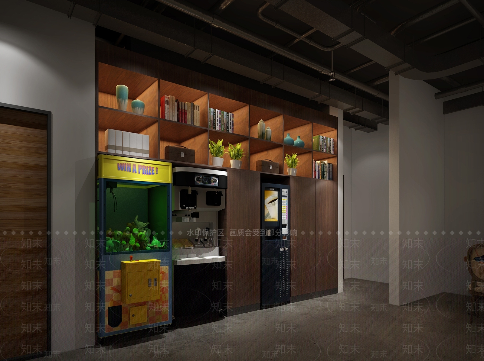 工业风活动中心3D模型下载【ID:334166220】