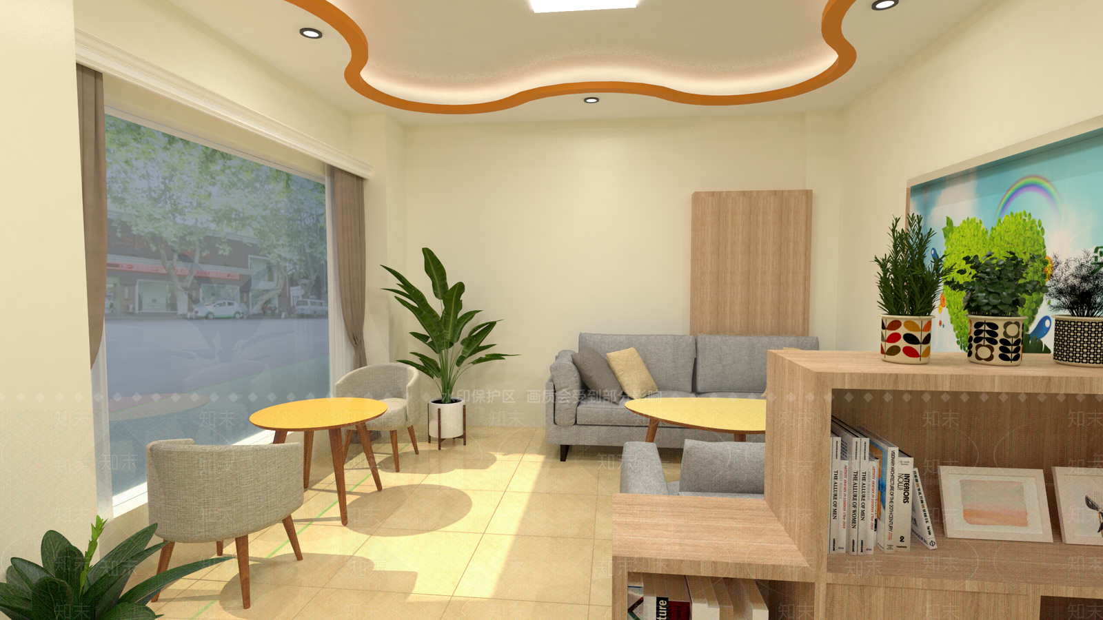 休闲书吧SU模型下载【ID:534509778】