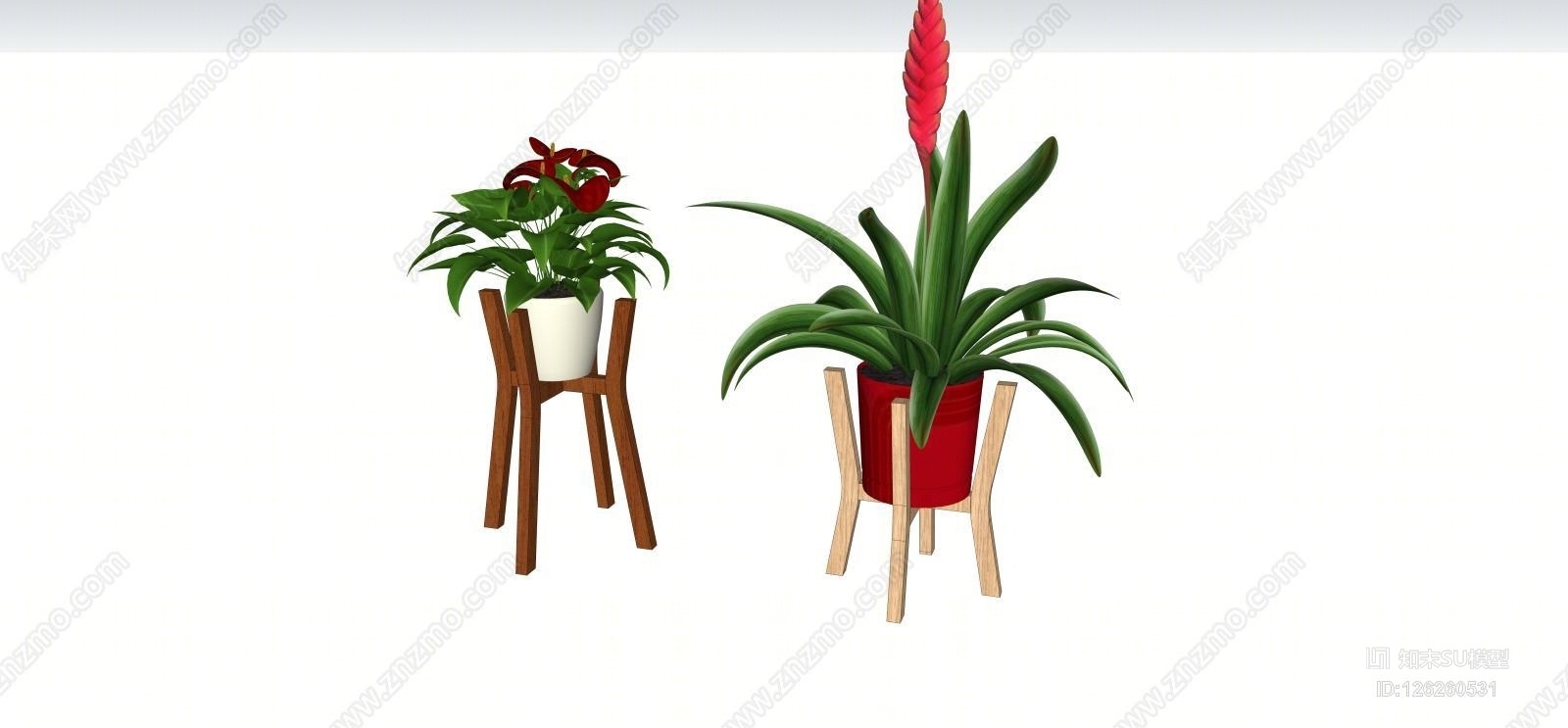 室外绿色植物SU模型下载【ID:126260531】