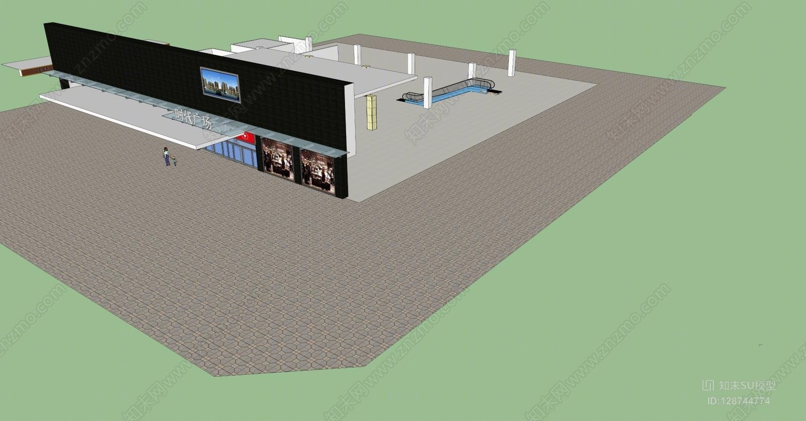 烟酒超市SU模型下载【ID:128744774】