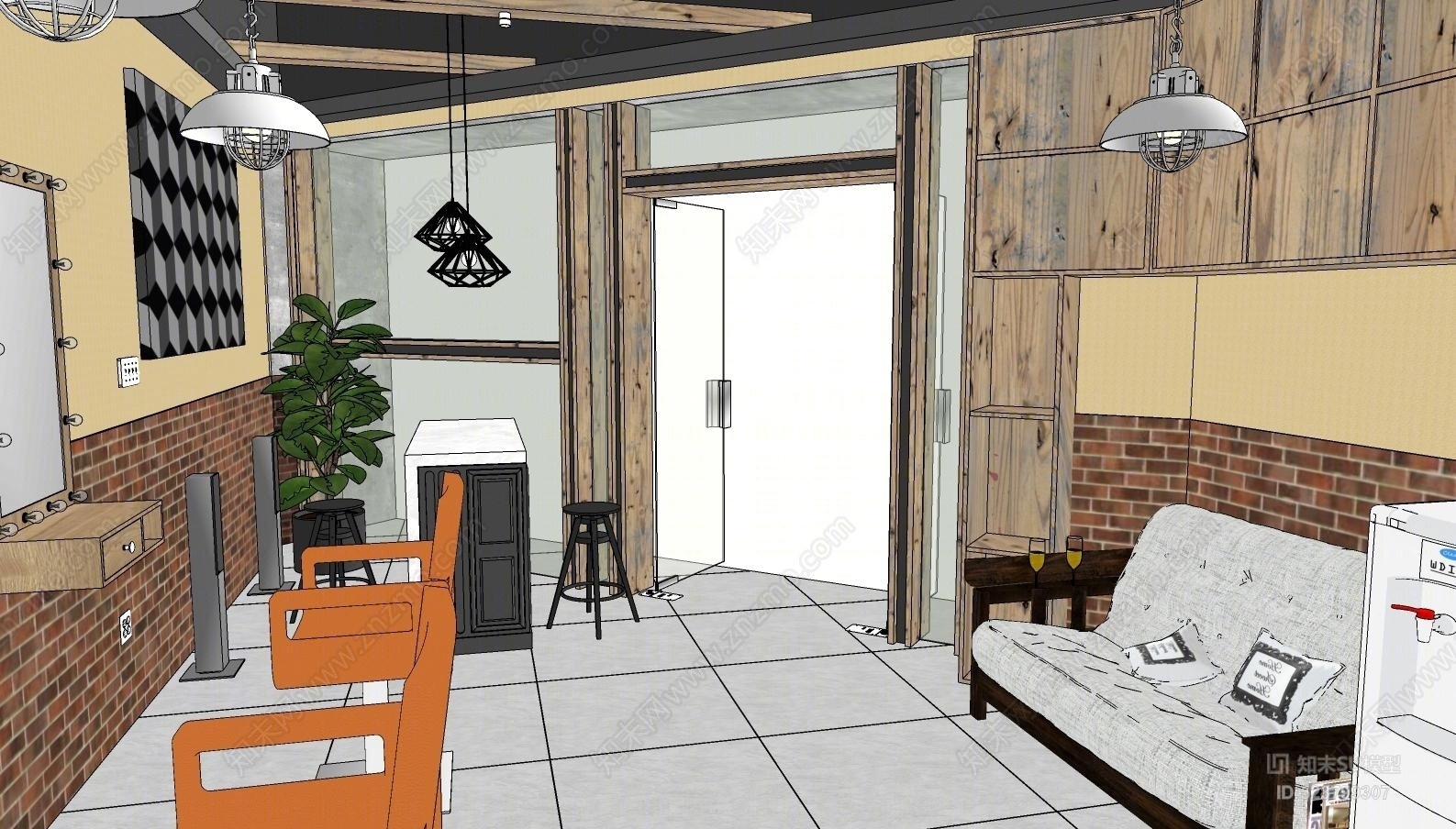 现代理发店SU模型下载【ID:528799307】