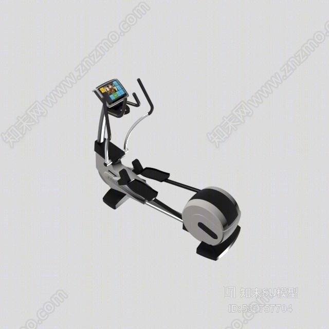 椭圆机跑步机SU模型下载【ID:531757704】