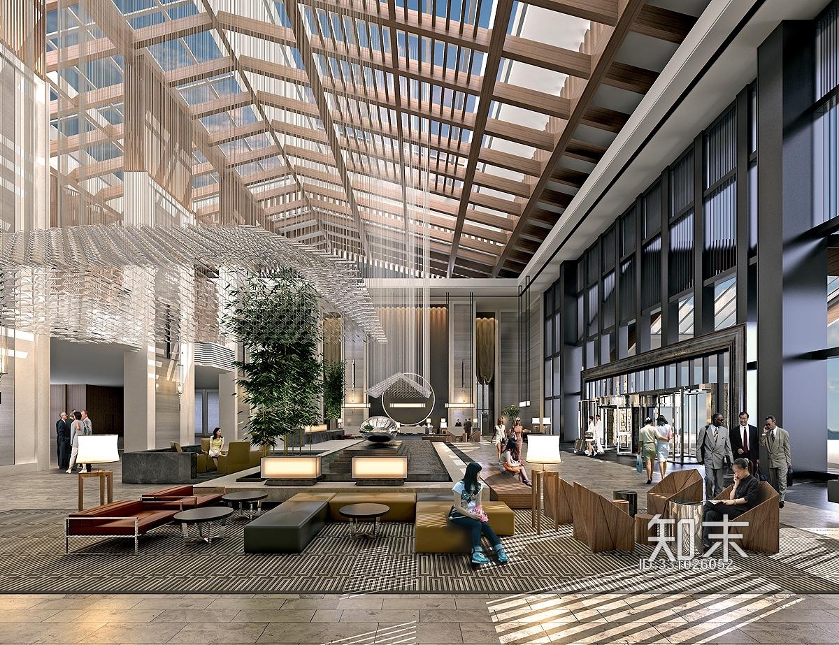 [酒店空间]--客家缘酒店施工图下载【ID:331026052】