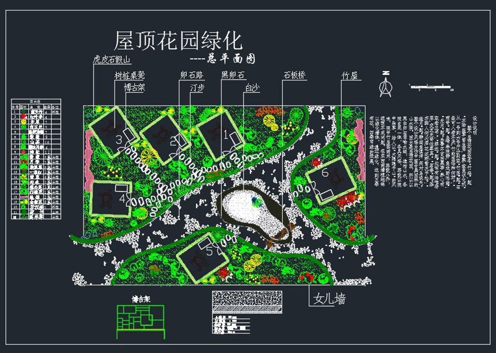 31套屋顶花园施工图下载【ID:330319970】