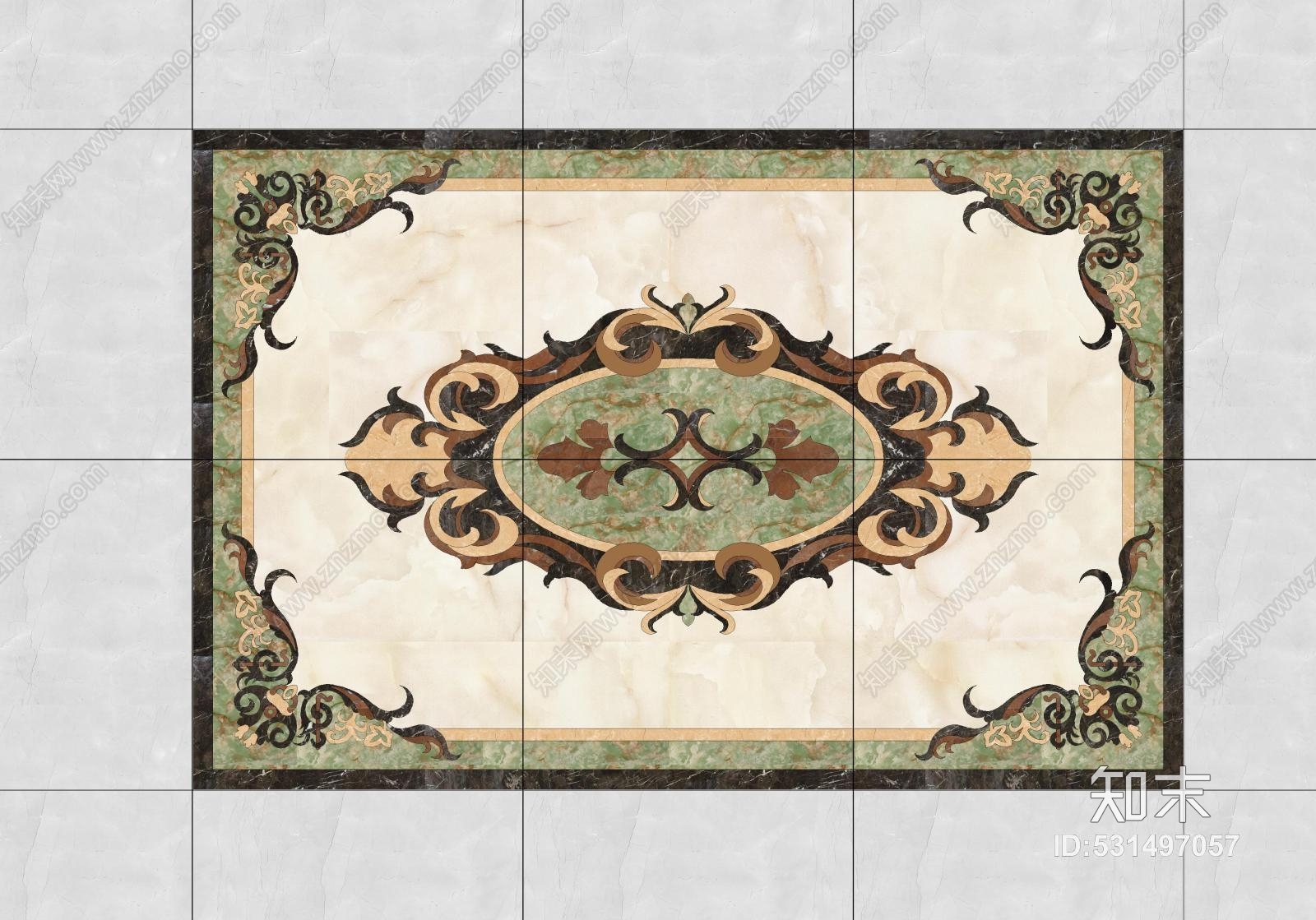 玉石水刀拼花贴图下载【ID:531497057】