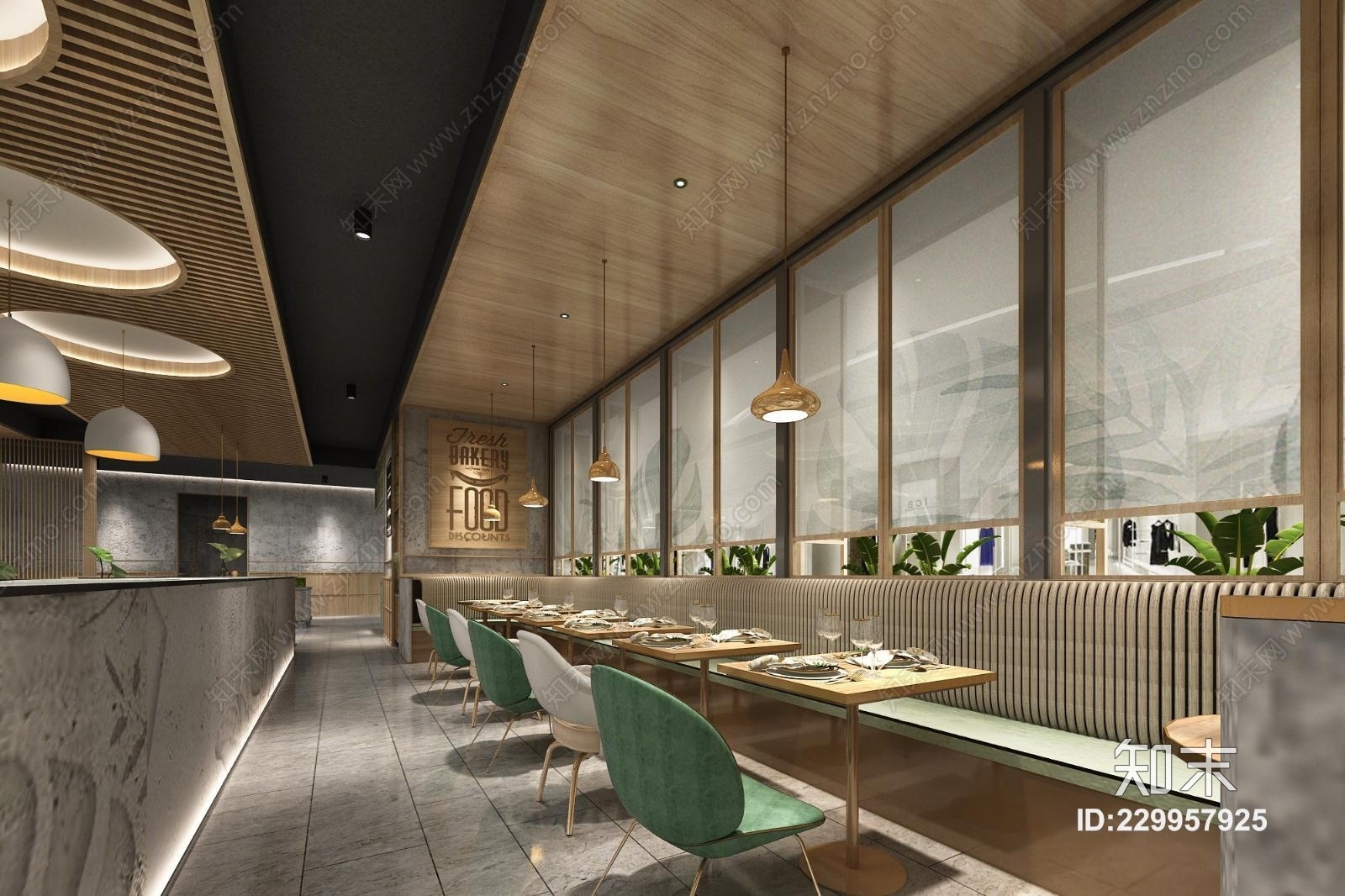 东南亚风格主题餐厅3D模型下载【ID:229957925】