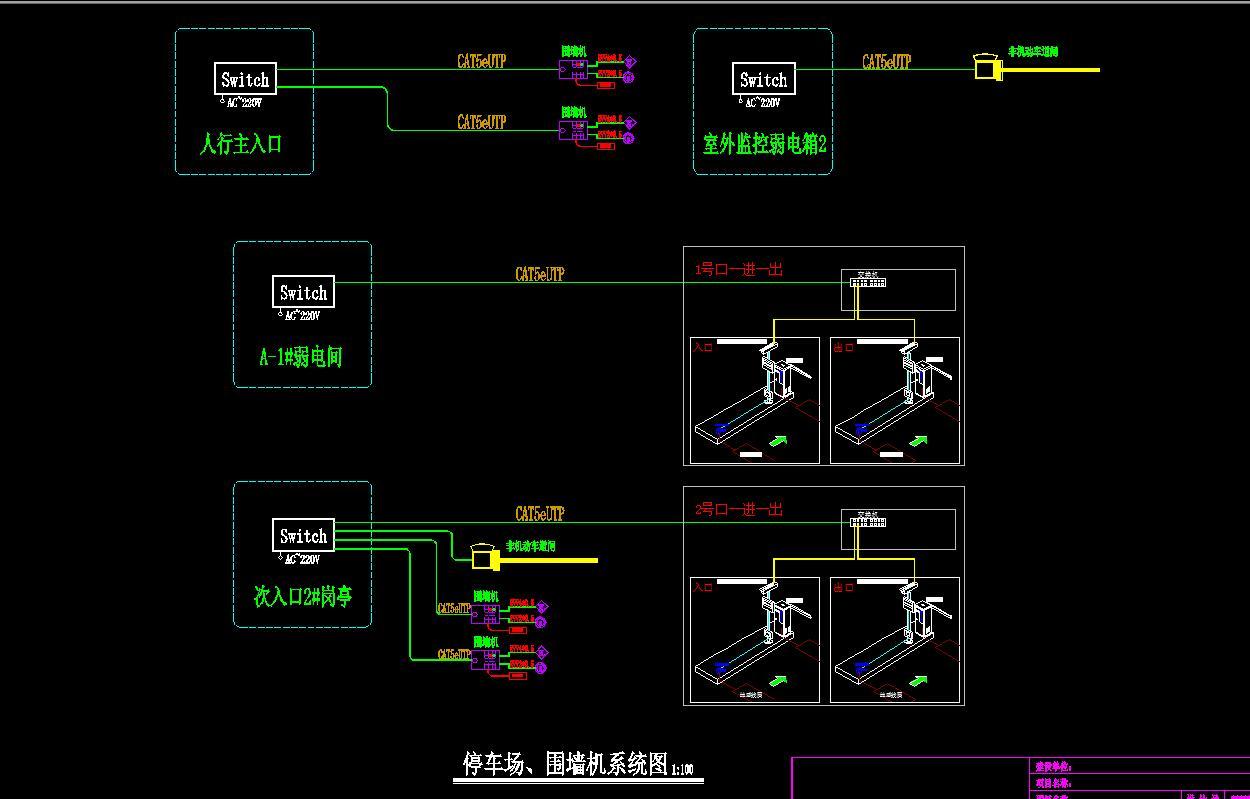 大型综合小区弱电智能化工程CAD深化施工全套cad施工图下载【ID:231608123】