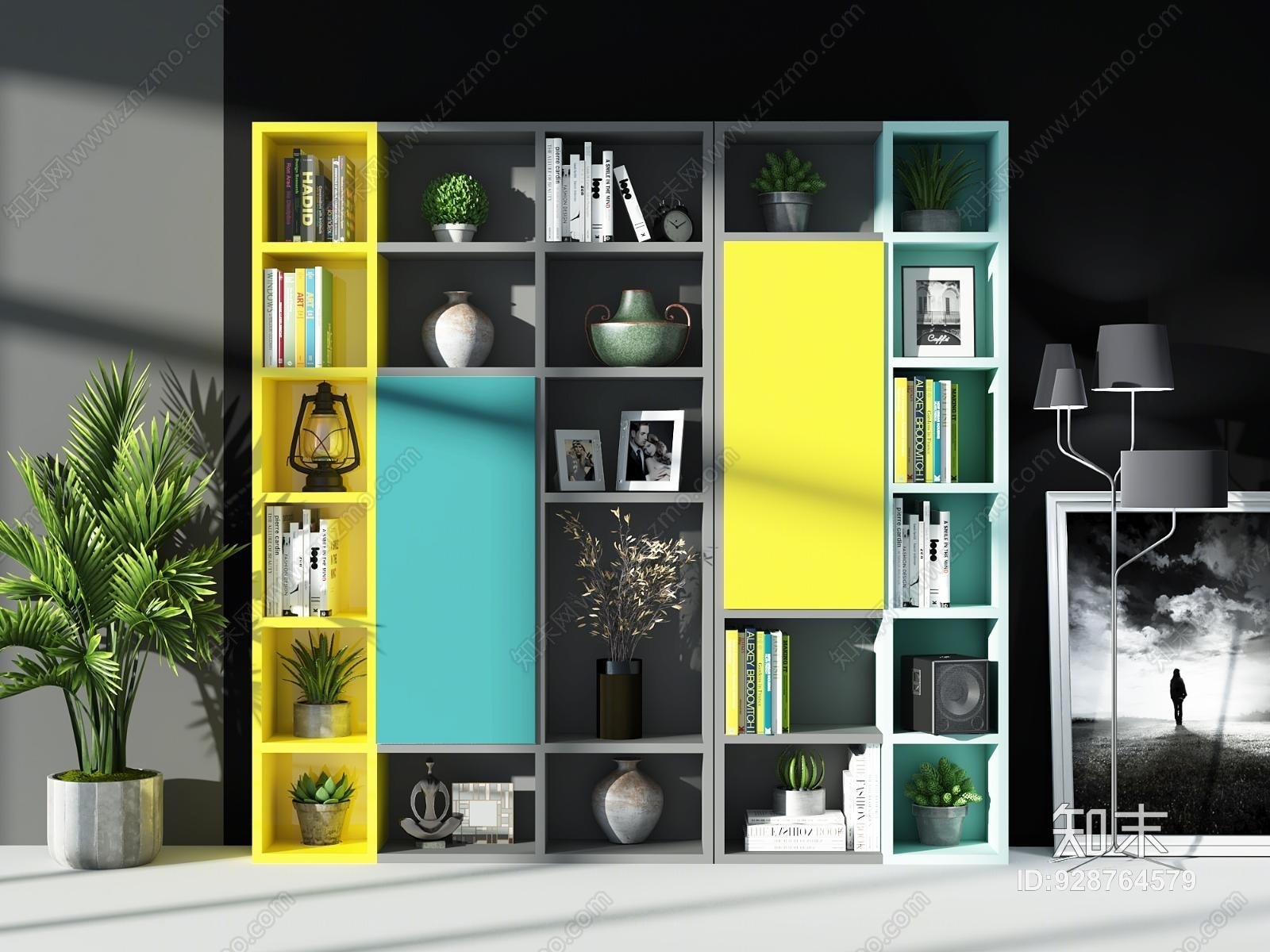 现代书桌3D模型下载【ID:928764579】