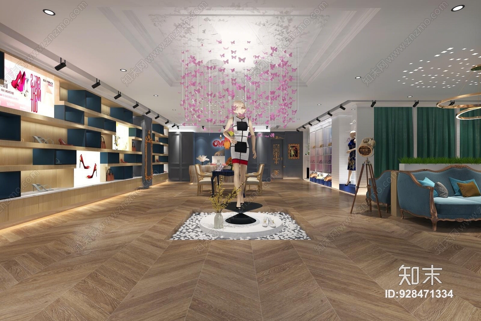 其它鞋店3D模型下载【ID:928471334】