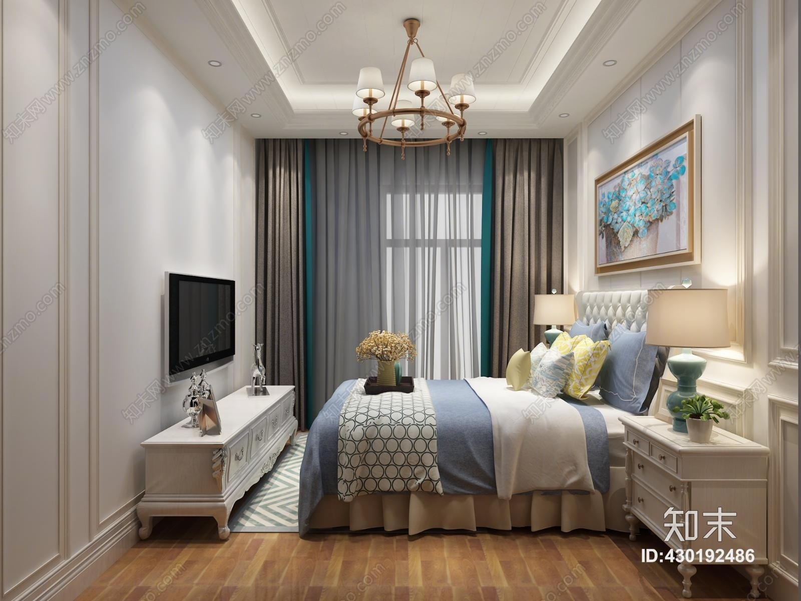 简欧3D模型下载【ID:430192486】
