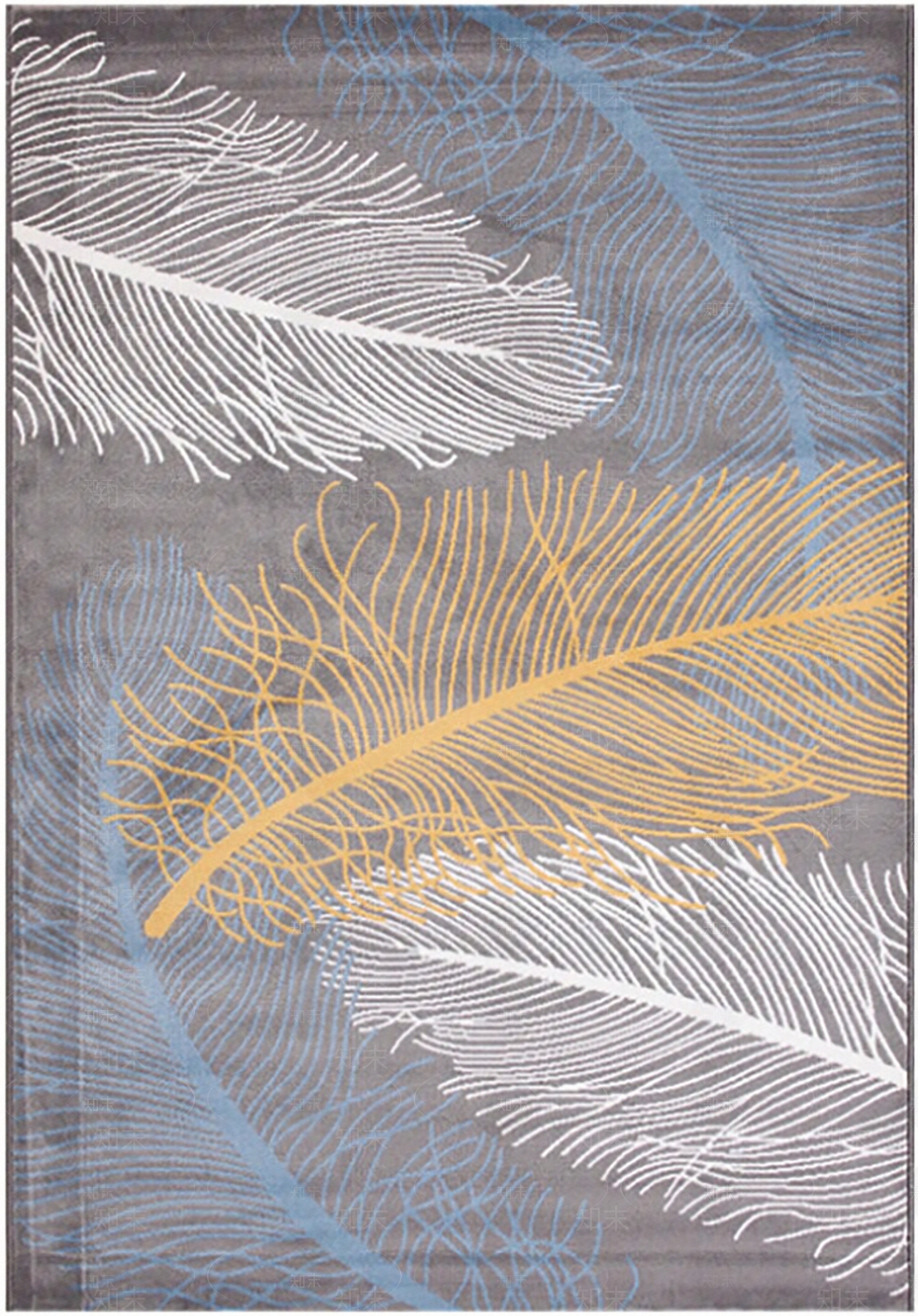 新中式现代地毯贴图贴图下载【ID:132827513】