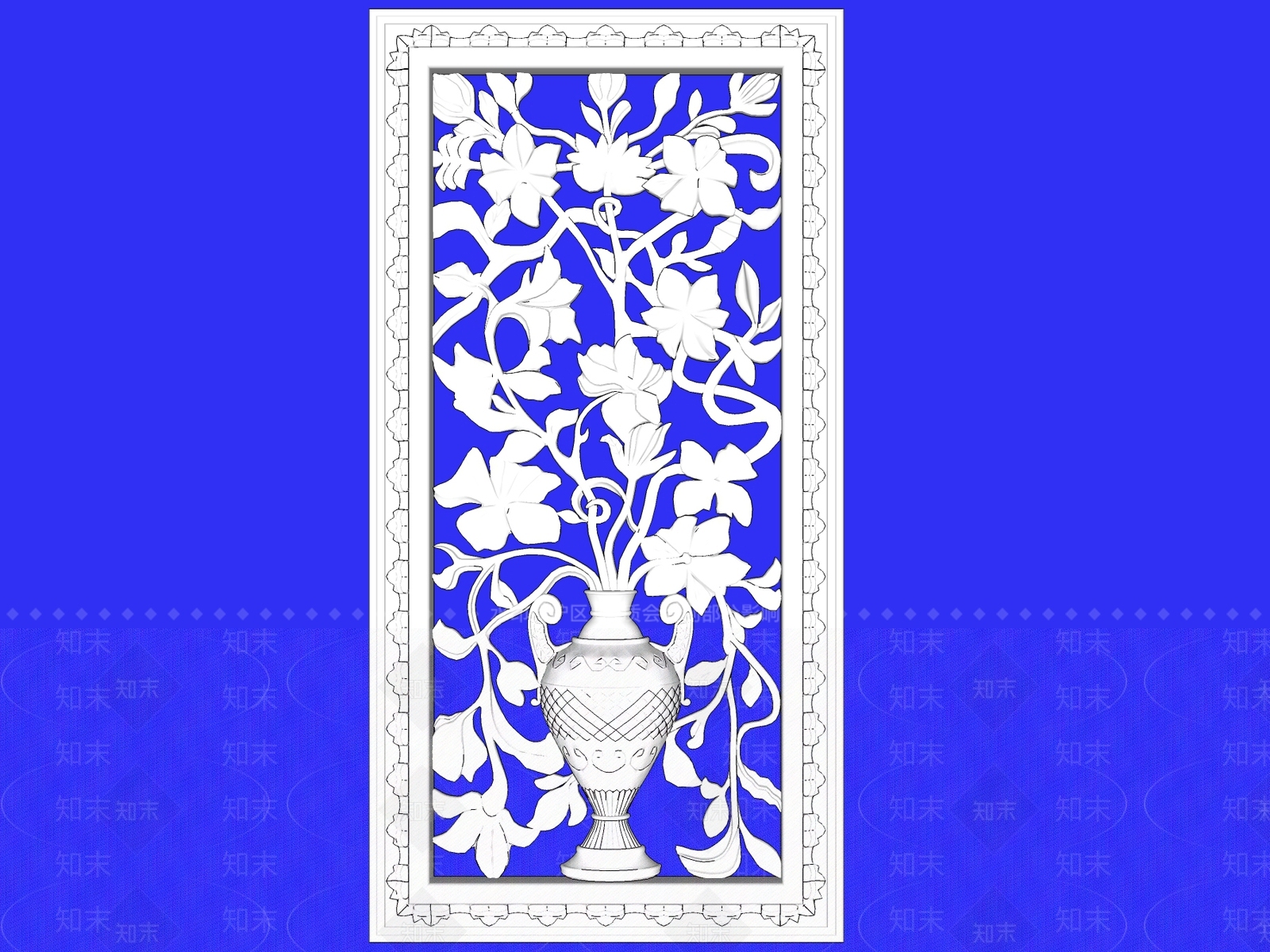 中式镂空窗花SU模型下载【ID:933549399】