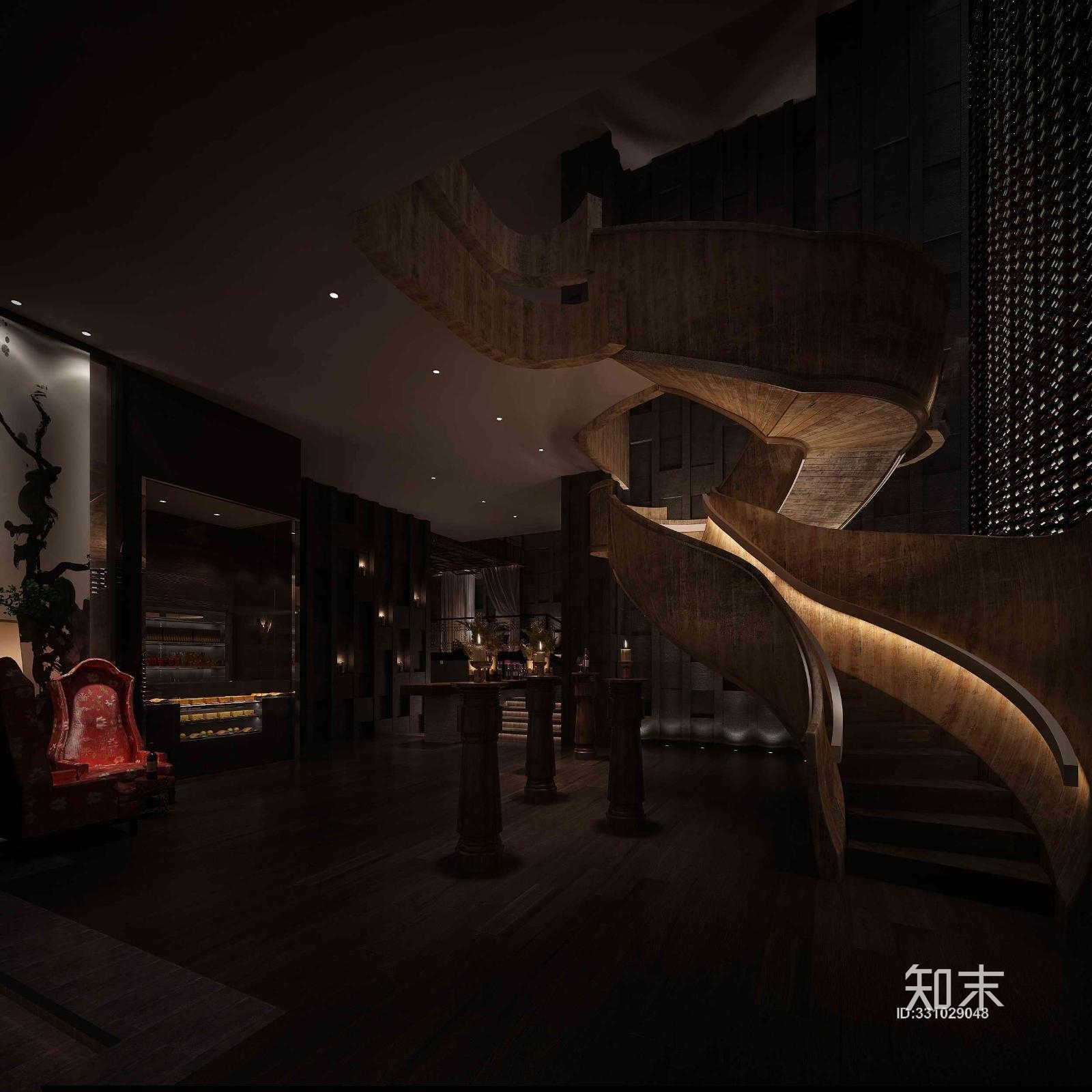 [商业空间]--国际顶级大师设计红酒会所施工图下载【ID:331029048】