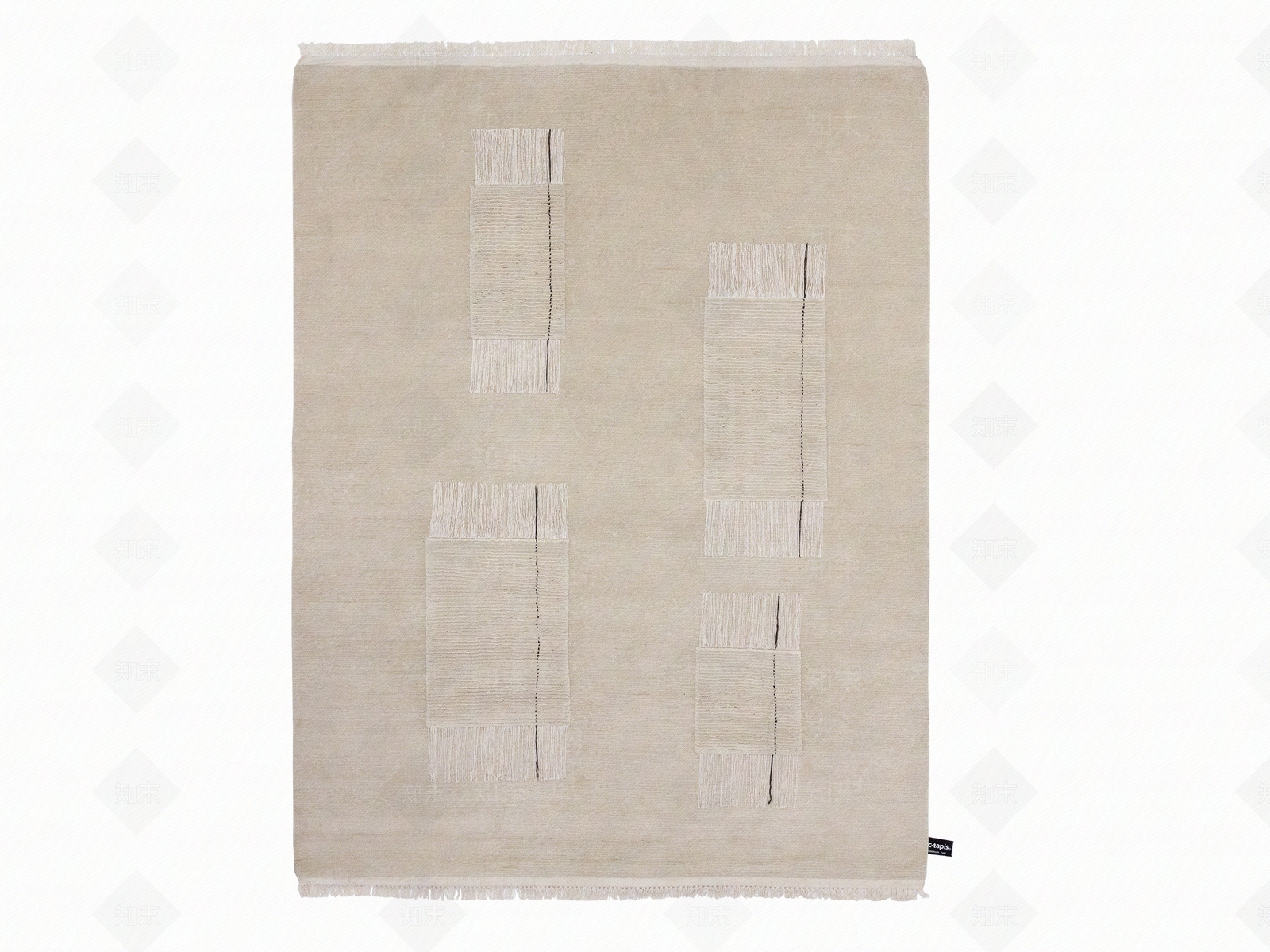 方形暖色系地毯贴图下载【ID:833214752】