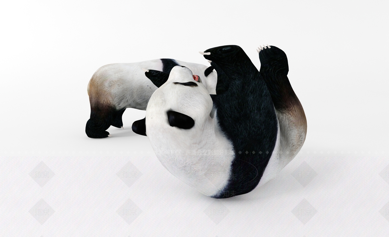 熊猫3D模型下载【ID:834711293】
