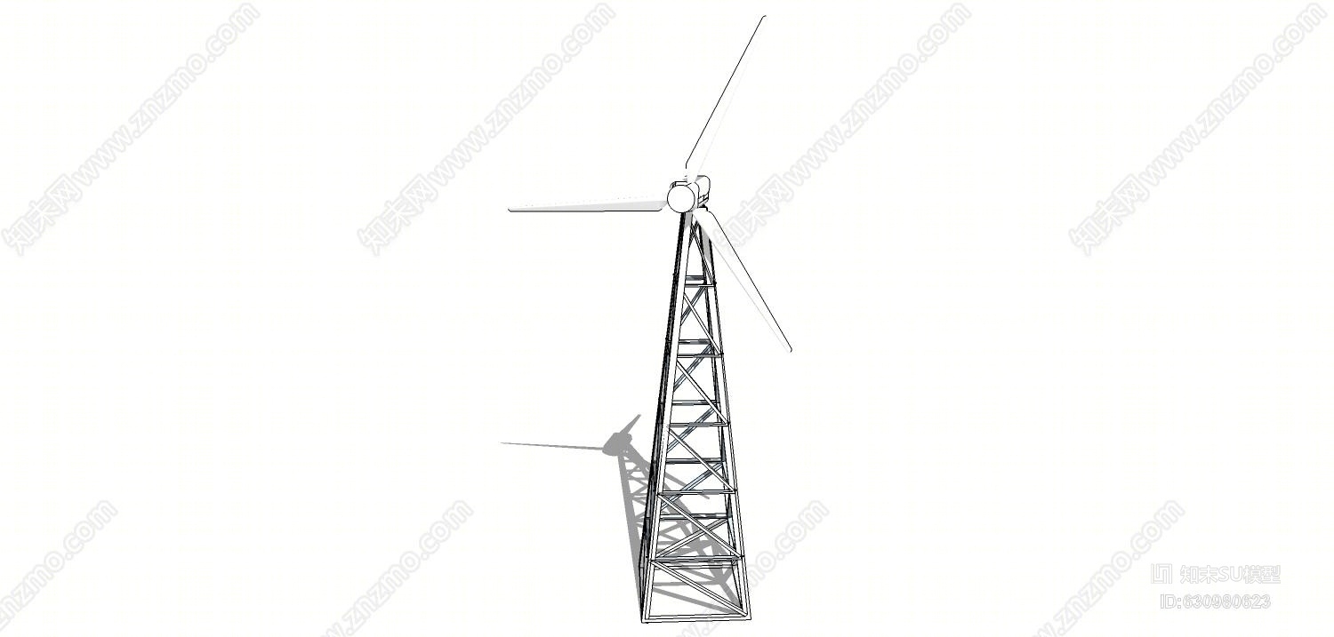 荷兰风车古典农村幼儿园娱乐主题乐园双簧管SU模型下载【ID:630980623】