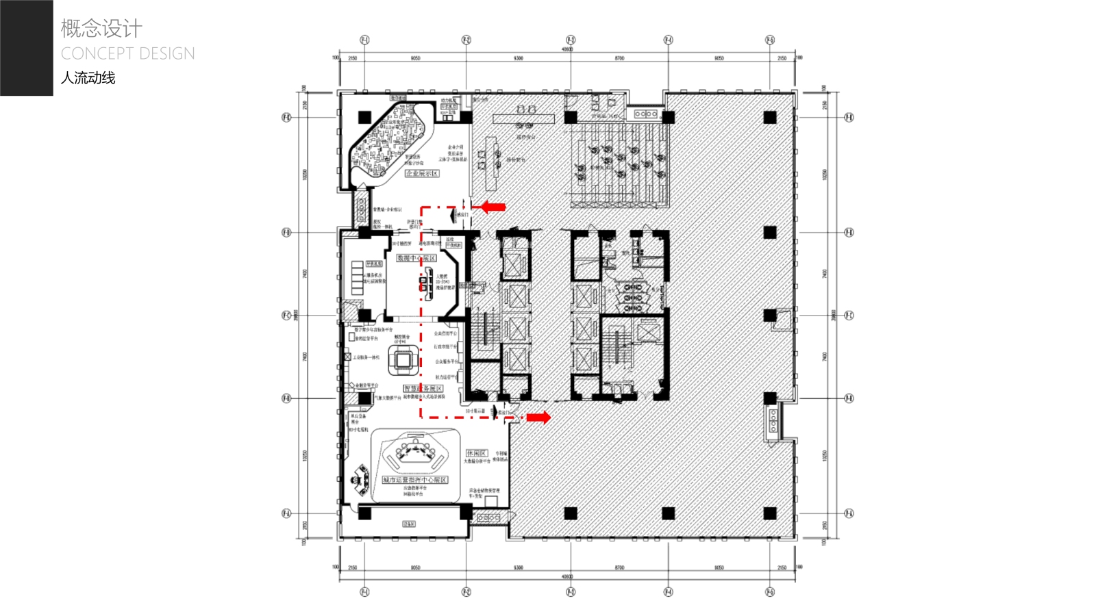 【展厅】福建泉州长威信息科技展厅丨效果图+方案+施工图cad施工图下载【ID:731490604】