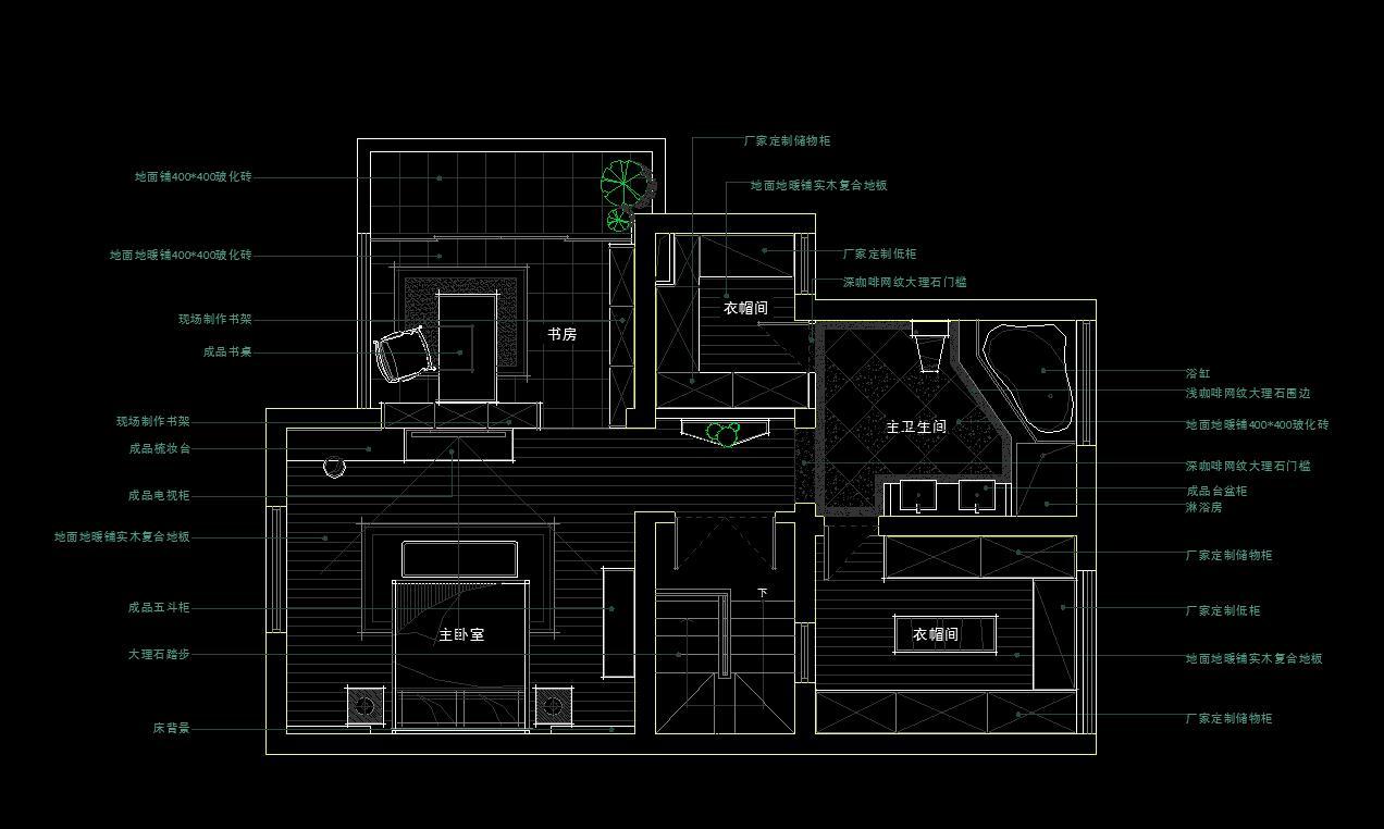 欧式别墅CAD全套施工图施工图下载【ID:532854407】