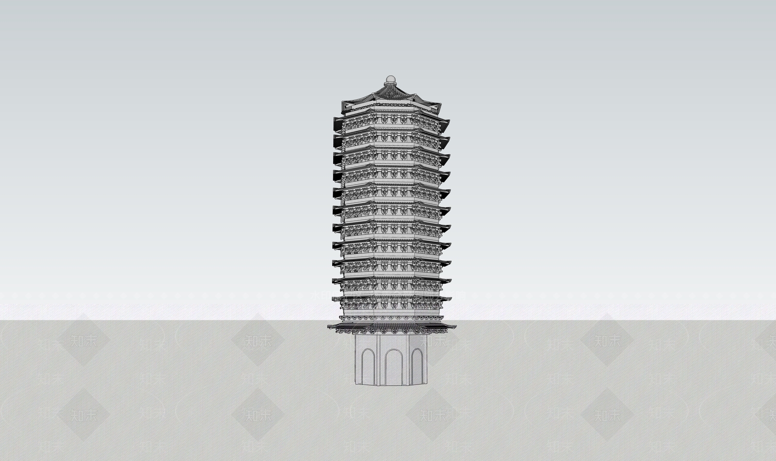 塔SU模型下载【ID:335054699】