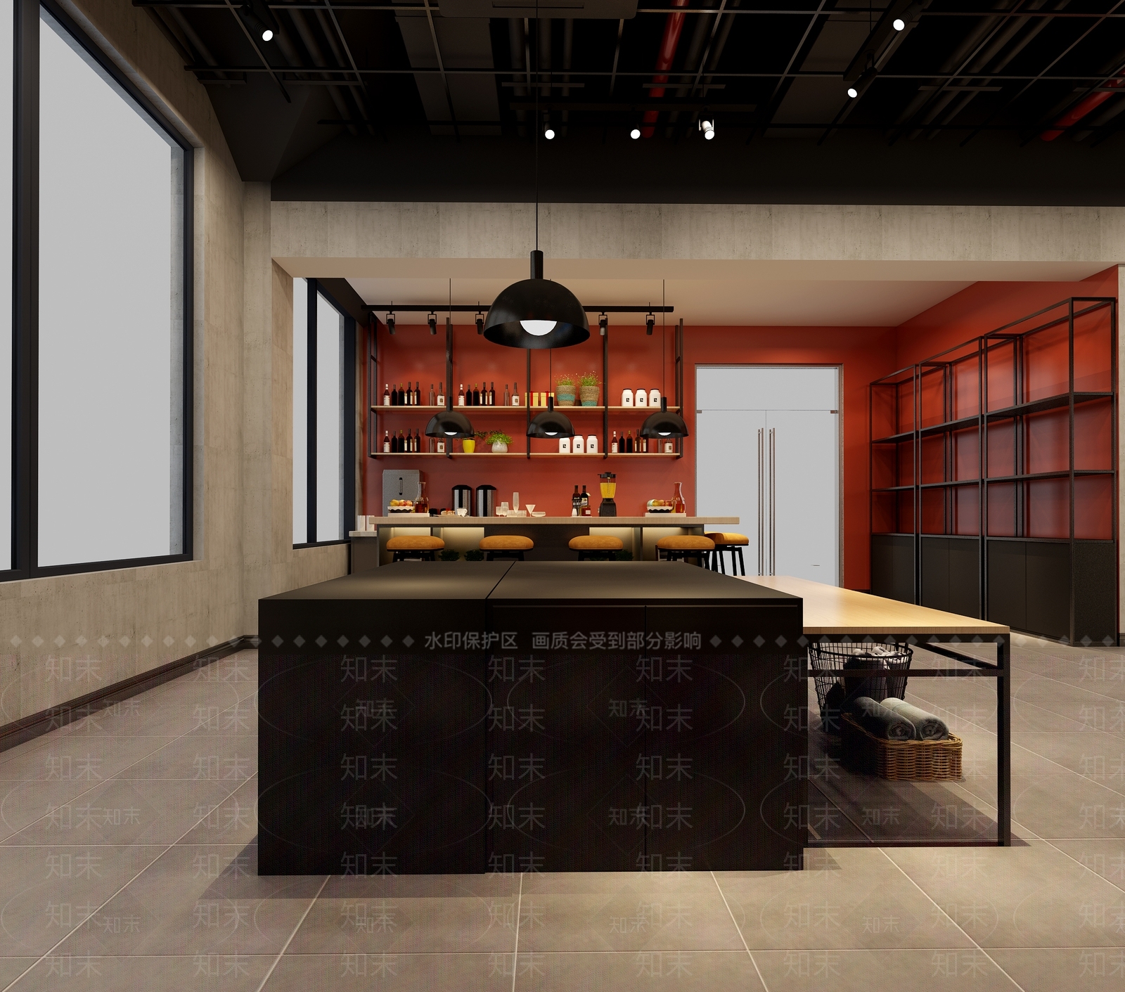 工业风衣服展柜3D模型下载【ID:532702479】