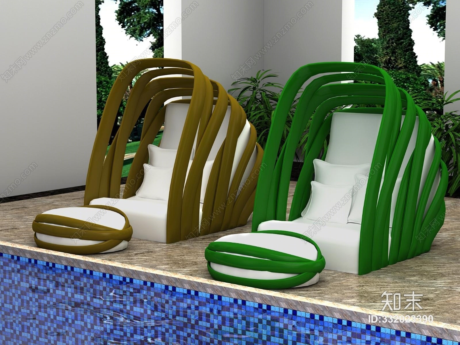 其它藤椅3D模型下载【ID:332023390】