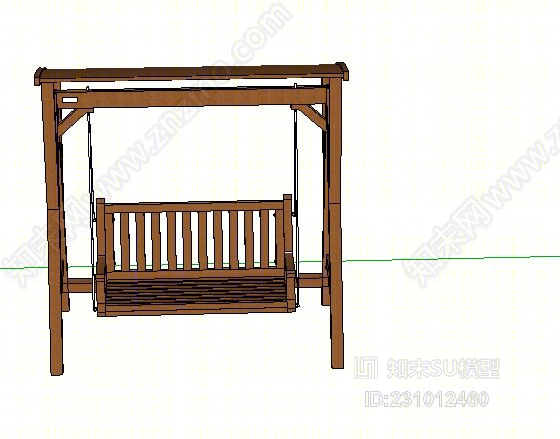 秋千SU模型下载【ID:231012460】