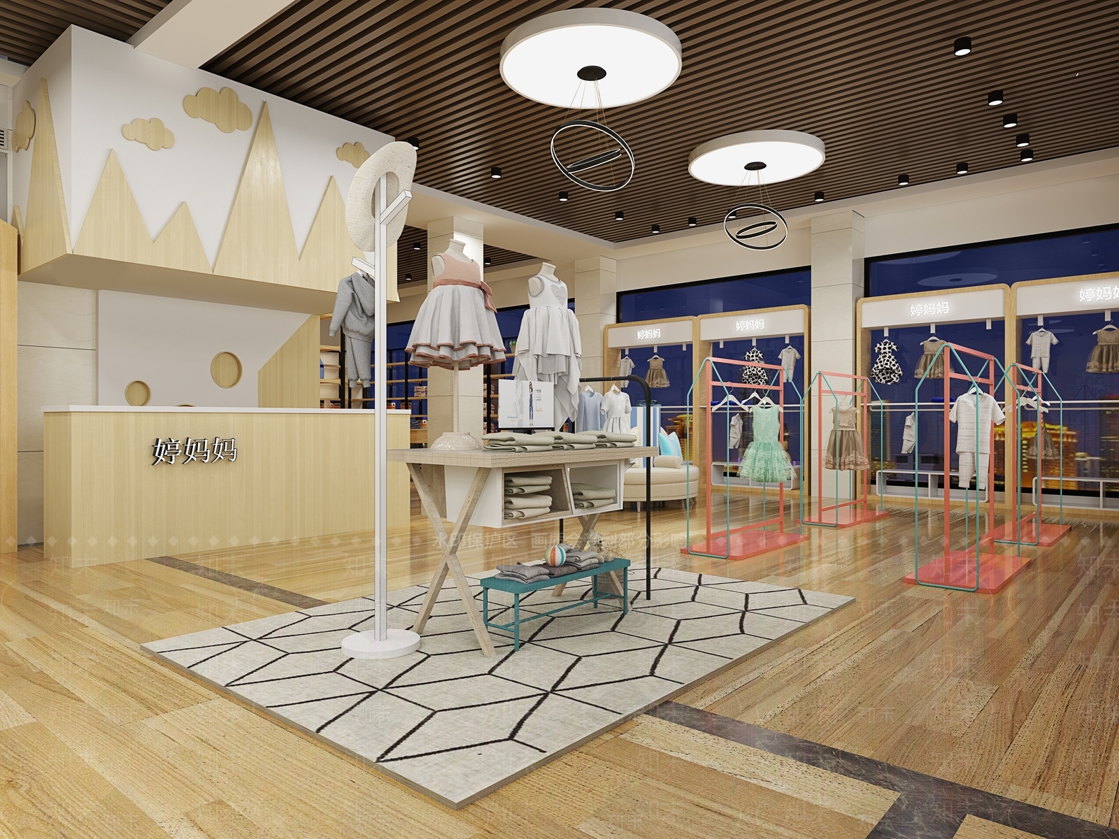 现代母婴店3D模型下载【ID:233355642】