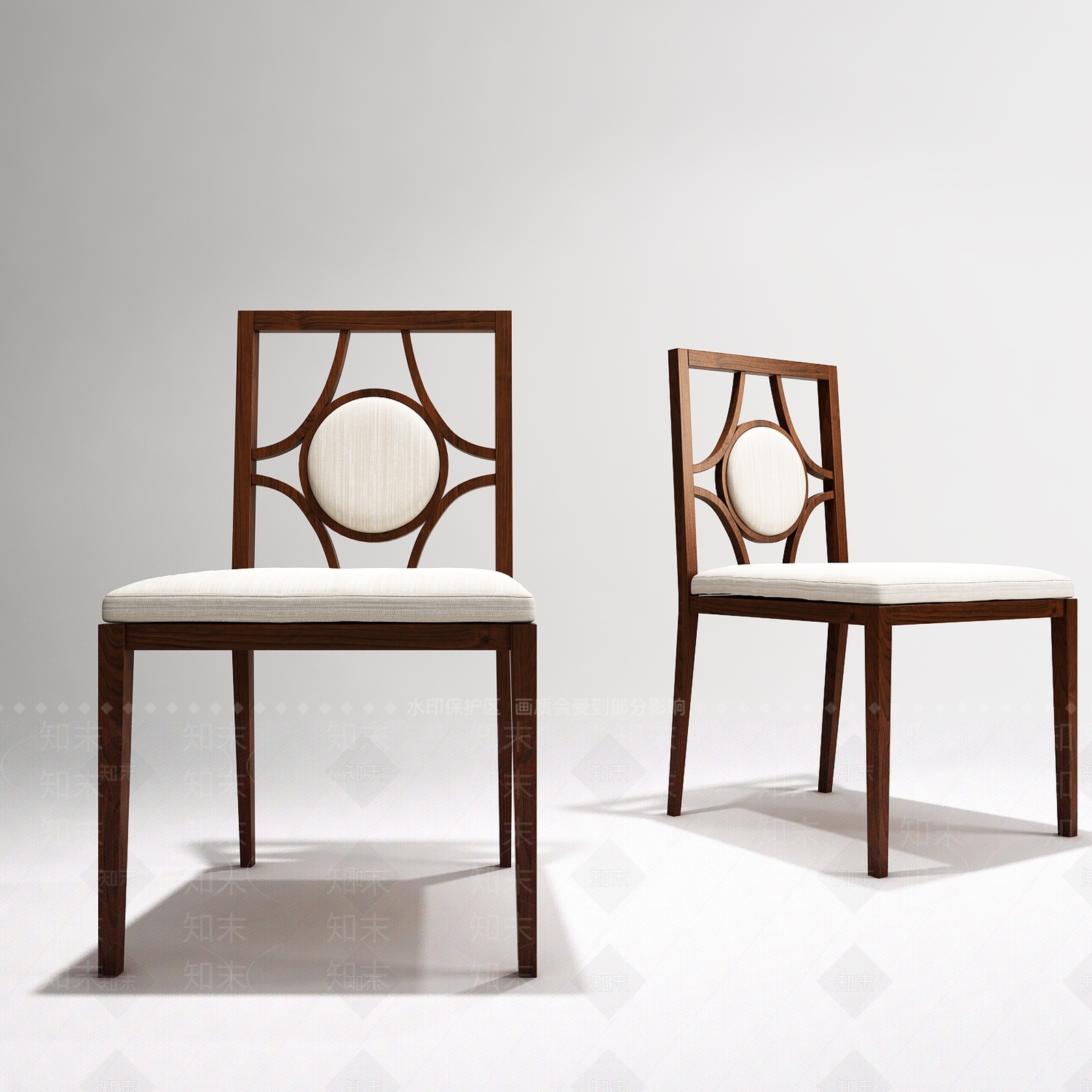 新中式现代中式餐椅模型3D模型下载【ID:332359026】