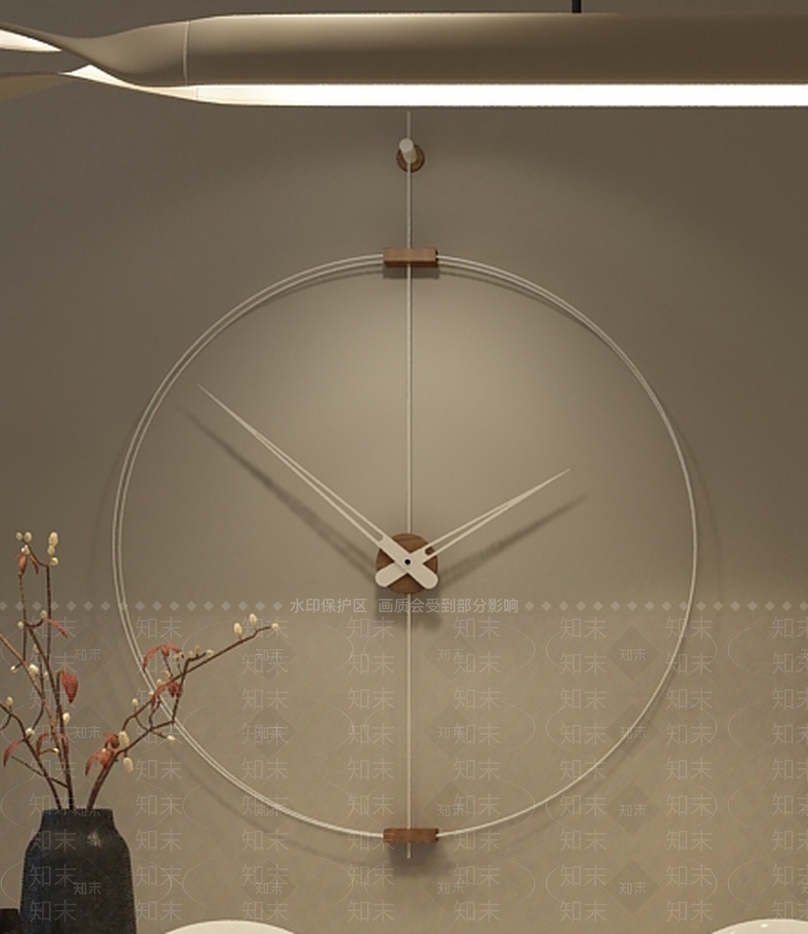 现代nomon挂钟3D模型下载【ID:833009261】