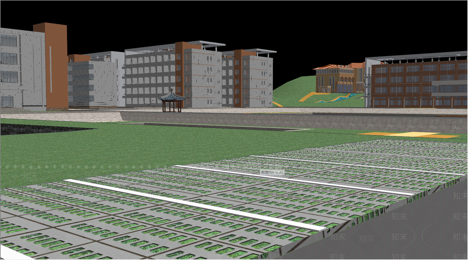 城市规划SU模型下载【ID:334644221】