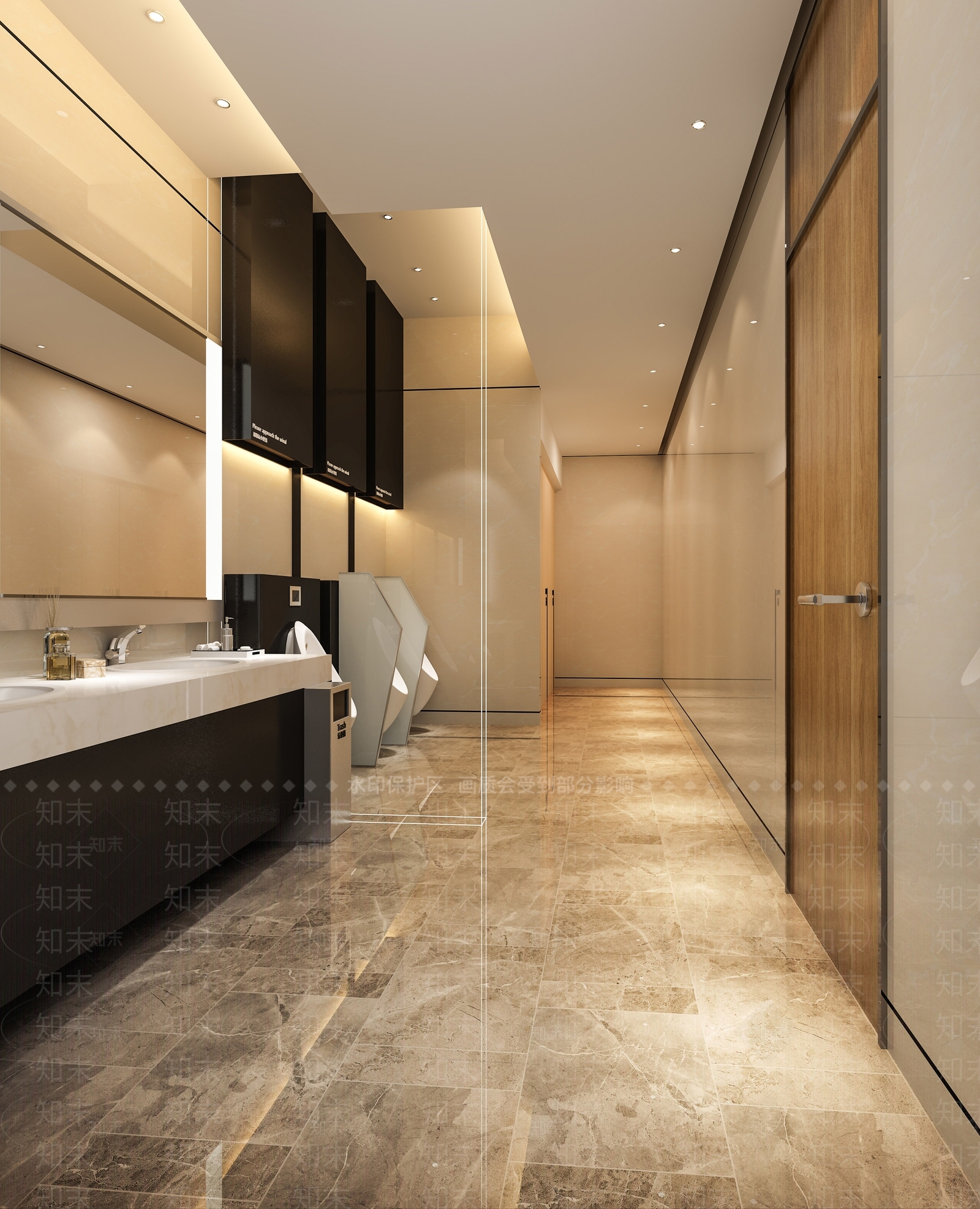 现代公司卫生间3D模型下载【ID:933496995】