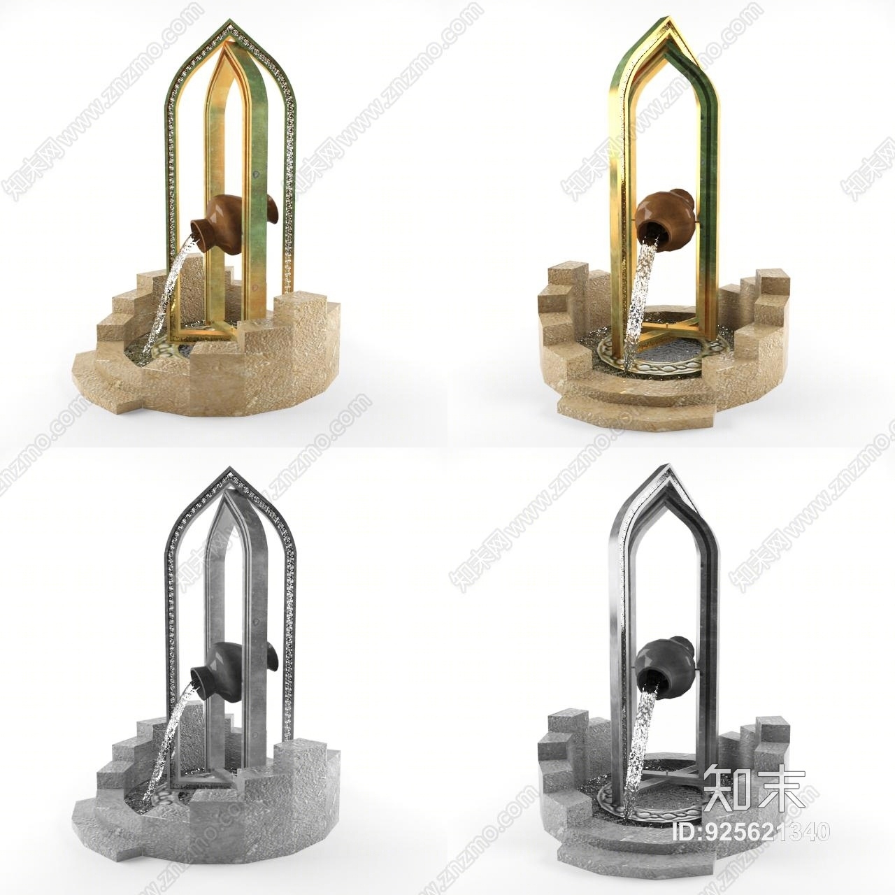 东南亚水池3D模型下载【ID:925621340】