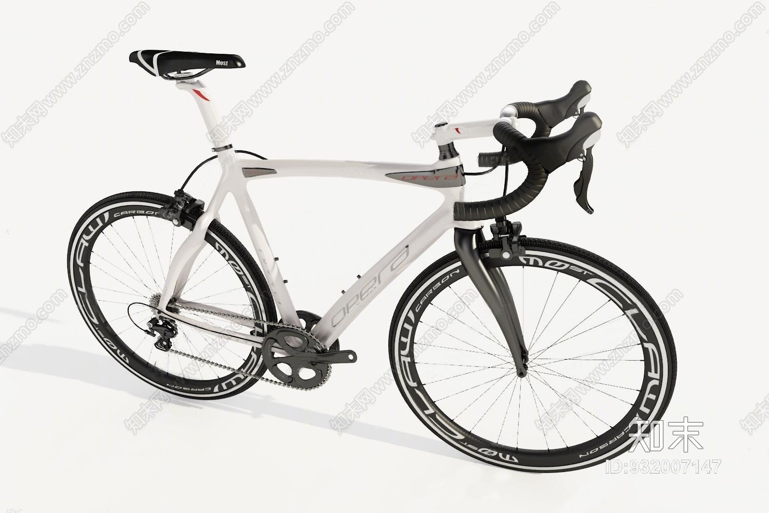 现代自行车山地车越野单车3D模型下载【ID:932007147】