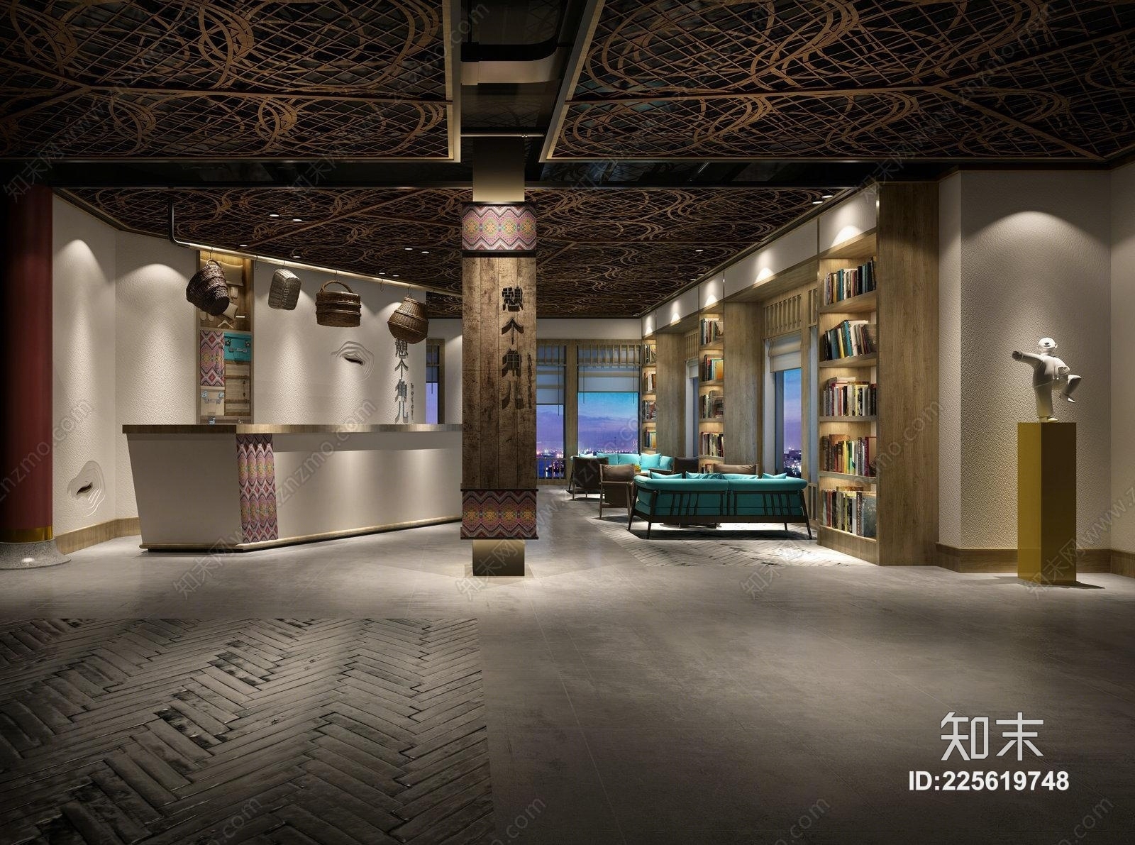 中式3D模型下载【ID:225619748】