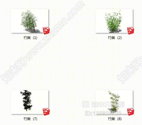 竹子模型SU模型下载【ID:125823723】