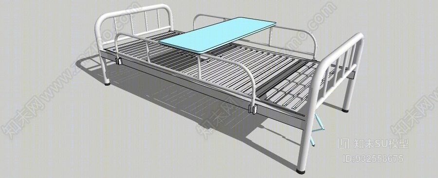 现代医院病床SU模型下载【ID:932558675】