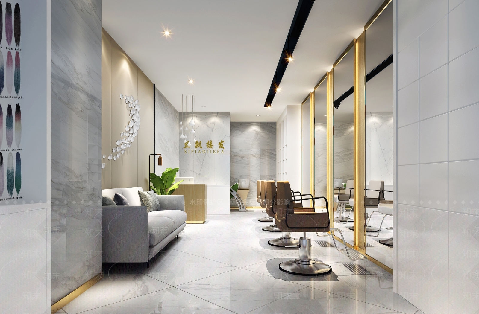 现代理发店3D模型下载【ID:934397762】