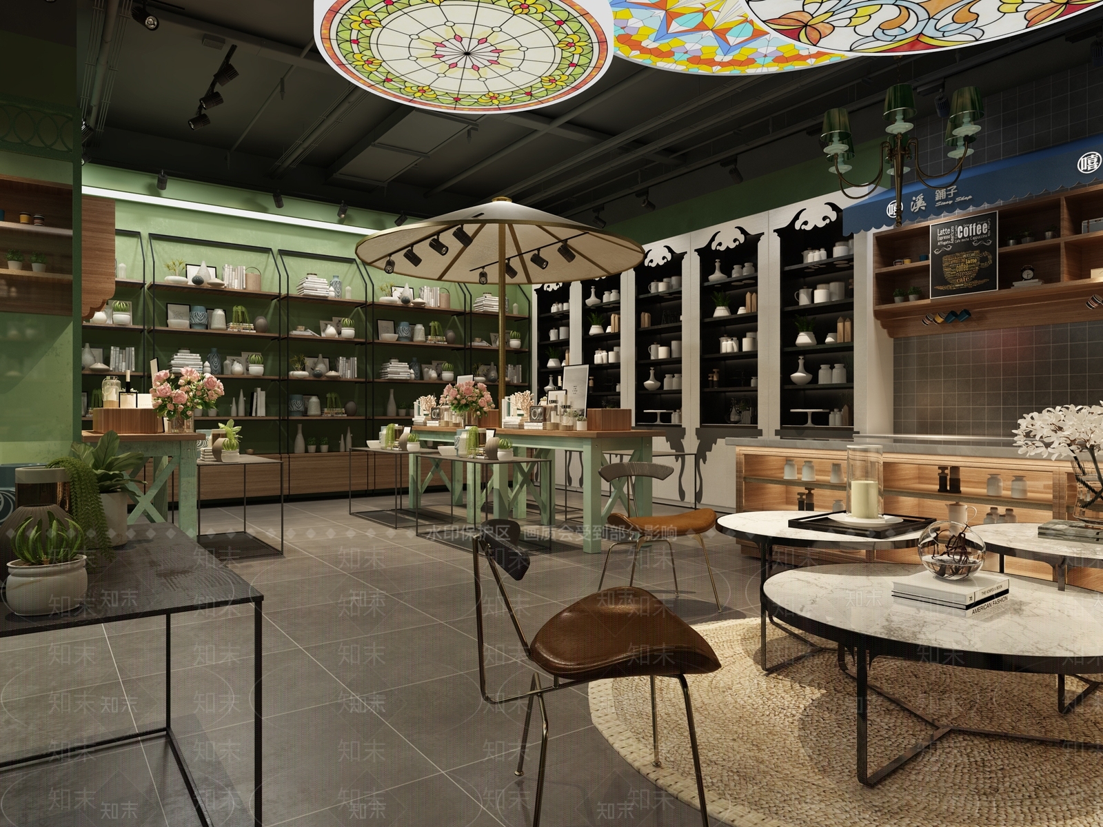 现代饰品店3D模型下载【ID:633371911】