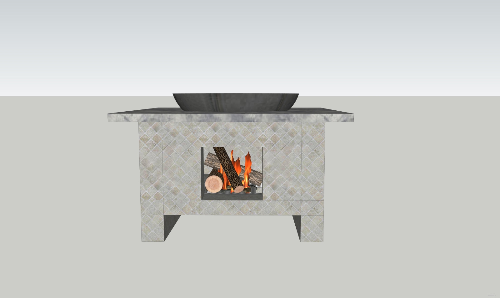 农村厨房土灶、火炉SU模型下载【ID:825575146】