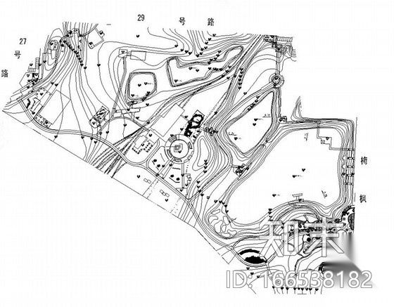 [江西]生态公园园林景观绿化设计施工图cad施工图下载【ID:166538182】