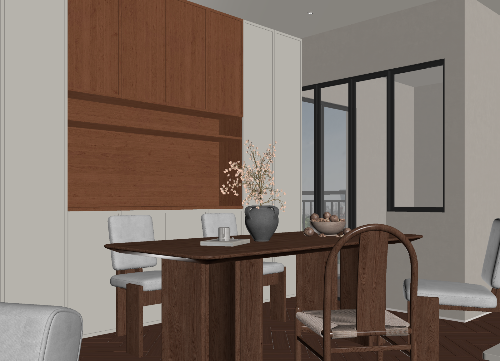 现代家居餐厅3D模型下载【ID:1214823159】