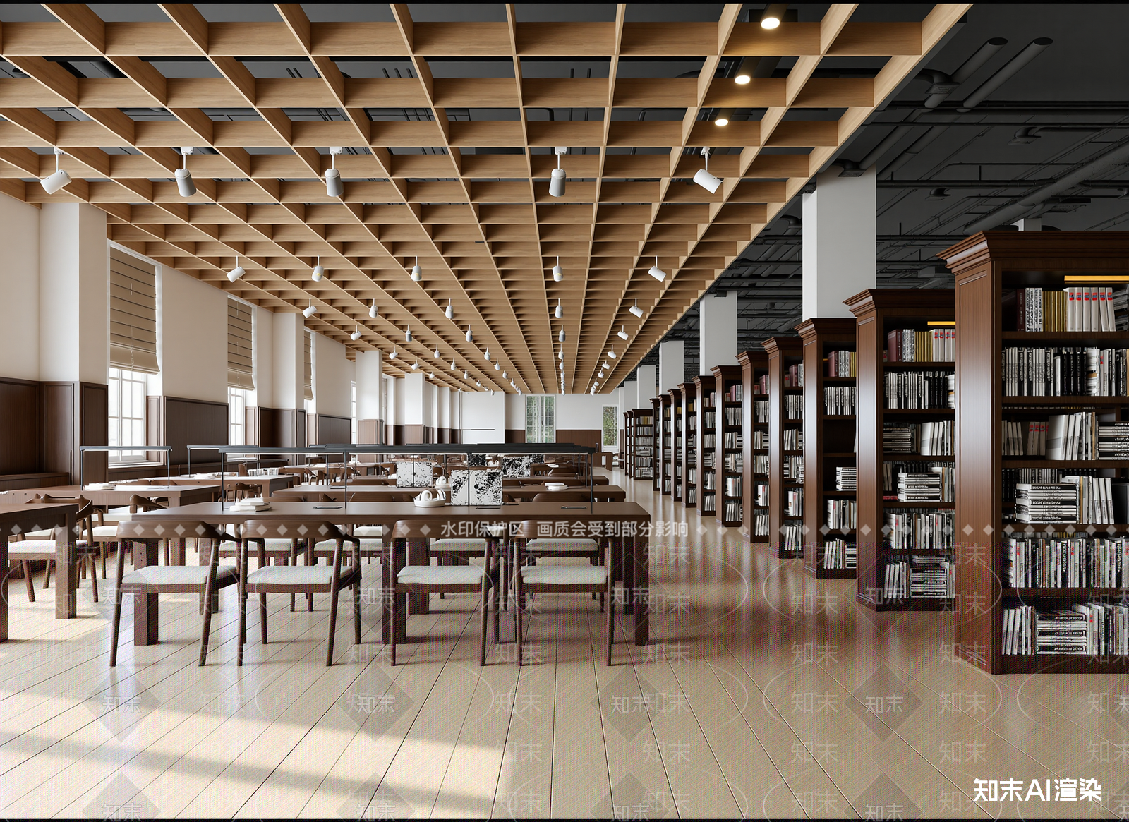 图书馆3D模型下载【ID:1213993214】