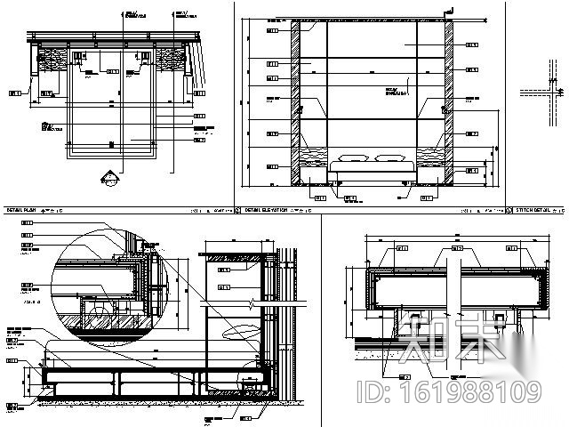 [南京]某酒店总经理套间施工图cad施工图下载【ID:161988109】