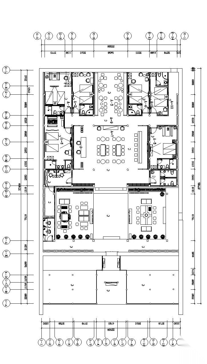 新中式民宿设计施工图下载【ID:160412185】