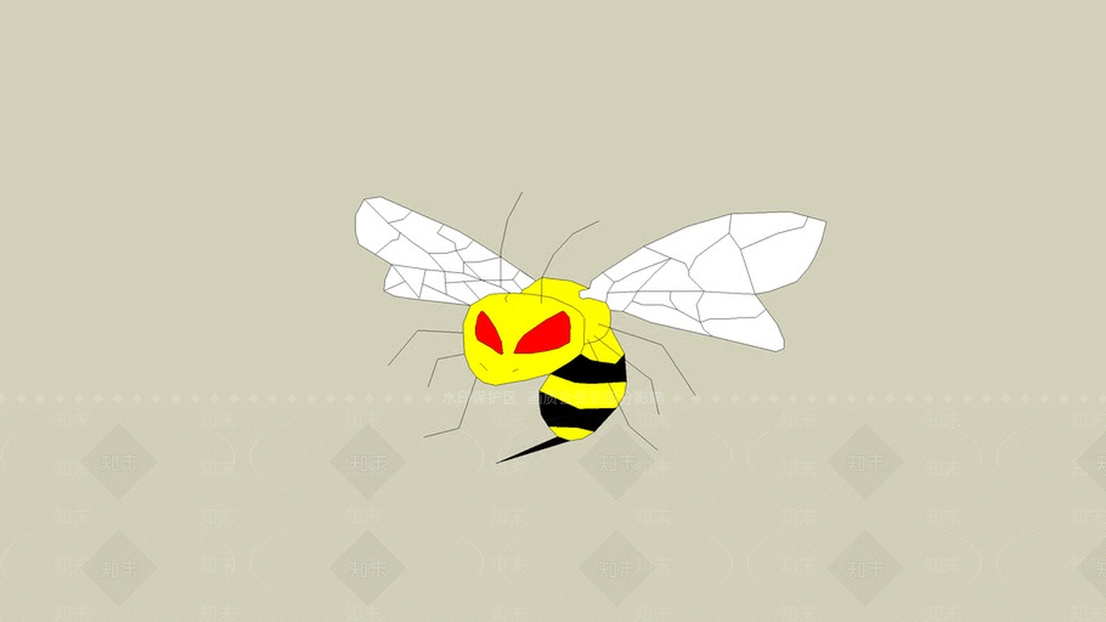 蜜蜂SU模型下载【ID:1162133723】